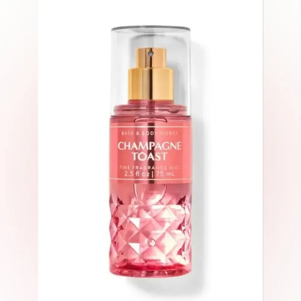 Bundle Bath & Body Works Champagne Toast Travel Size Fragrance Mist & Hand Cream
